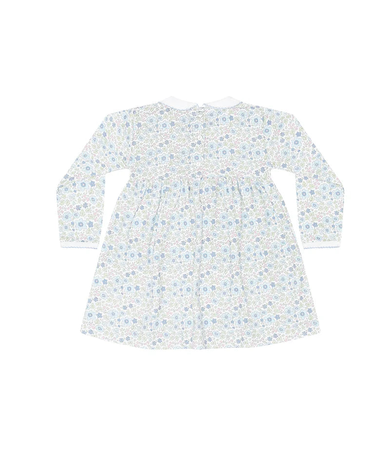 Nellapima Blue Meadow Smocked Dress