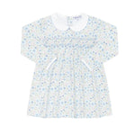 Nellapima Blue Meadow Smocked Dress