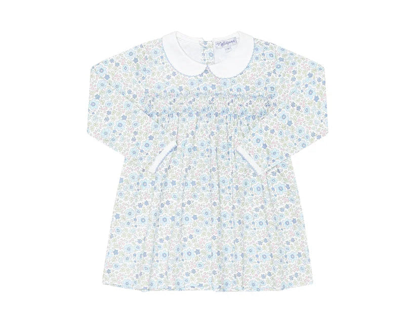Nellapima Blue Meadow Smocked Dress