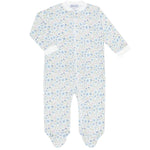 Nellapima Blue Meadow Zipper Footie