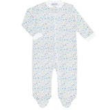 Nellapima Blue Meadow Zipper Footie