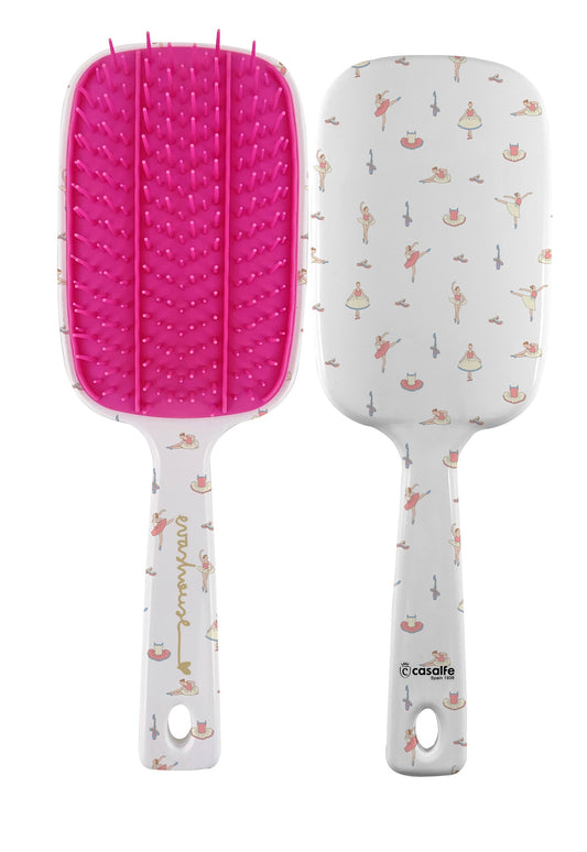 Eva's House XL Ballet Slippers Hair Brush