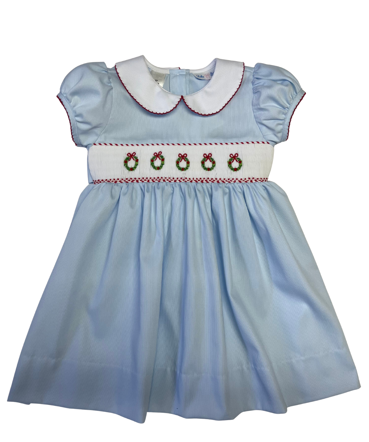 Lulu Bebe Wreath Smocked Dress