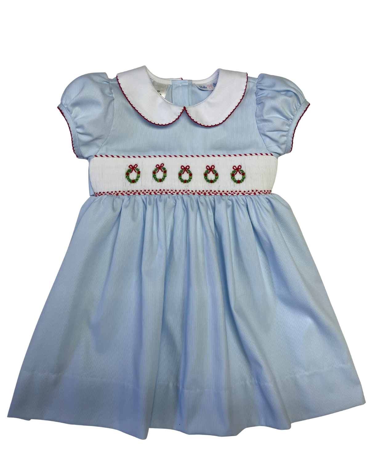 Lulu Bebe Wreath Smocked Dress
