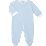 Nellapima Bubble Zipper Footie - Blue