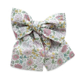 Eva's House Spring Flowers Sailor Bow- Baby Pink