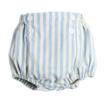Pepa London Classic Striped Bloomer in Sky Blue
