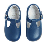 Pepa London T-Bar Baby Shoes in Blue