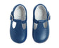 Pepa London T-Bar Baby Shoes in Blue