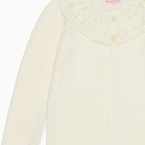 Ivory Baena Cotton Girl Cardigan
