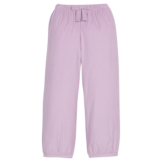 Little English Banded Bow Pants - Lavender Corduroy