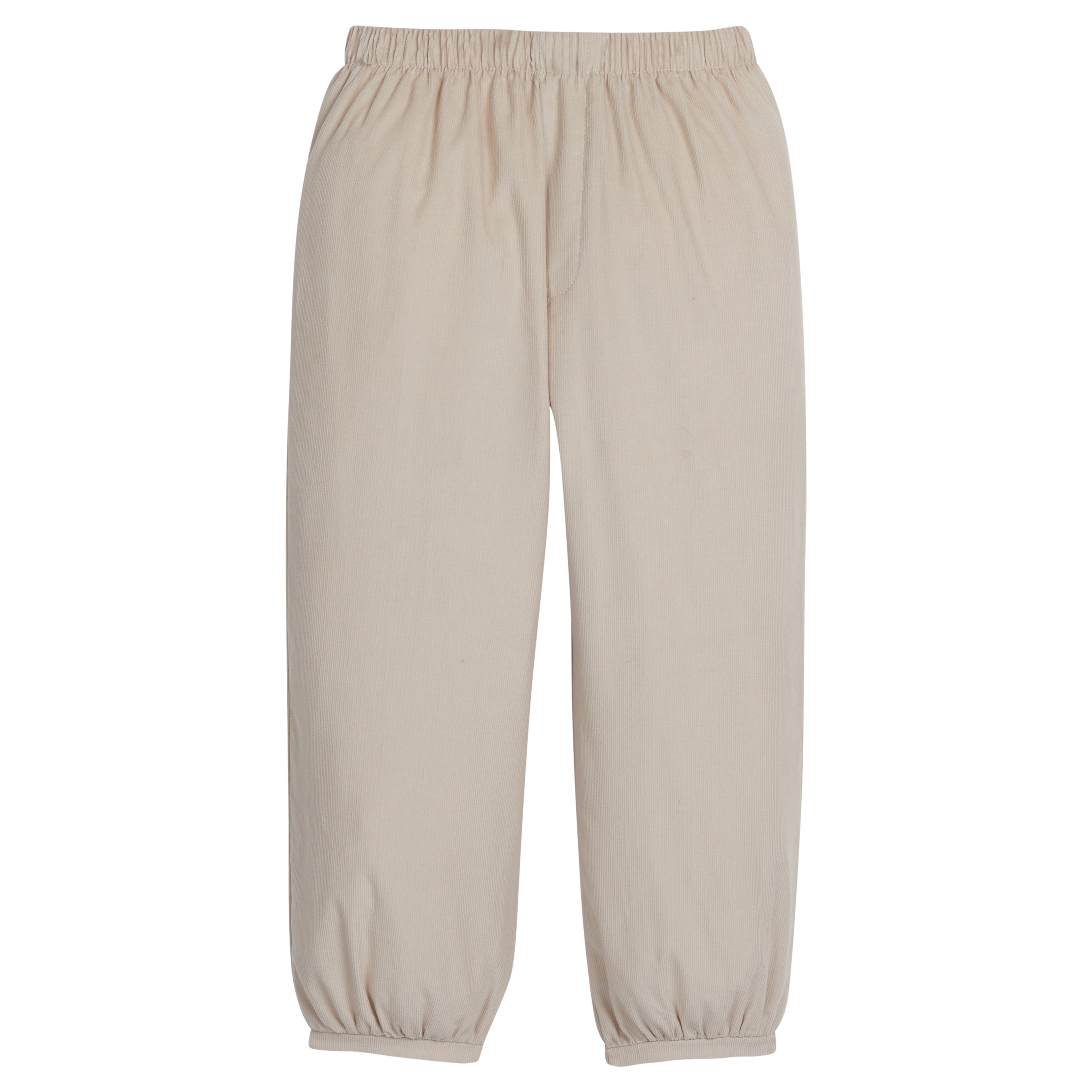 Little English Banded Pull On Pant - Stone Corduroy
