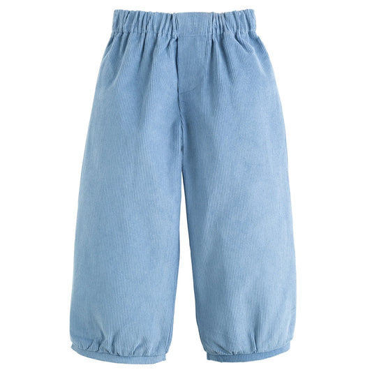Little English Children's clothing Banded Pant - Stormy Blue Corduroy