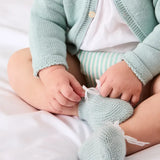 Wimbledon Stripe Button Detail Bloomers in Green