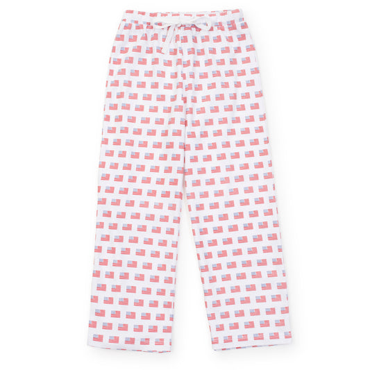 Lila and Hayes Beckett Boys' Hangout Pant - American Flag