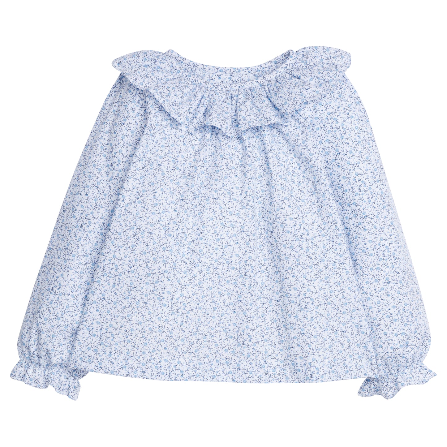 Little English Bespoke Blouse- Blue Vinings