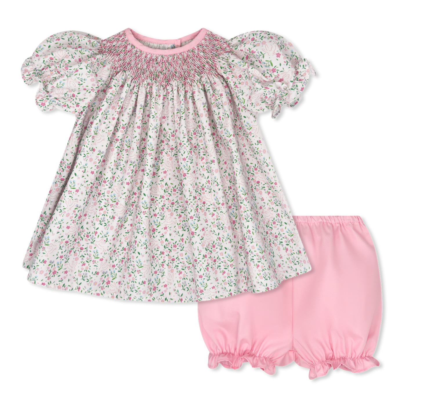 Lullaby Set Betsy Bloomer Set- Belle Bunny Floral