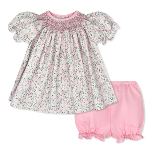 Lullaby Set Betsy Bloomer Set- Belle Bunny Floral