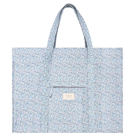 Minnow Slate Floral Overnighter Tote