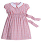 Little English Bibie Dress- Hartford Plaid