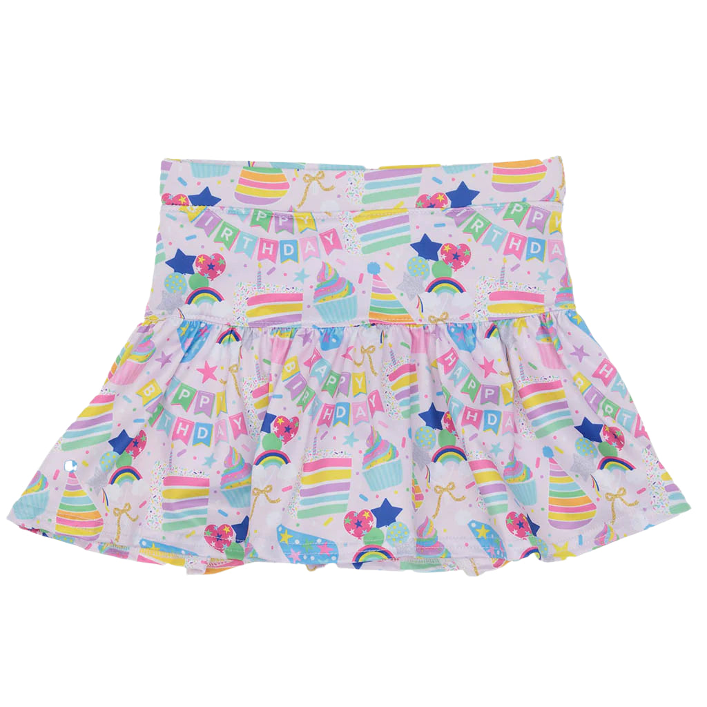 Gathered Skort - Birthday Collage