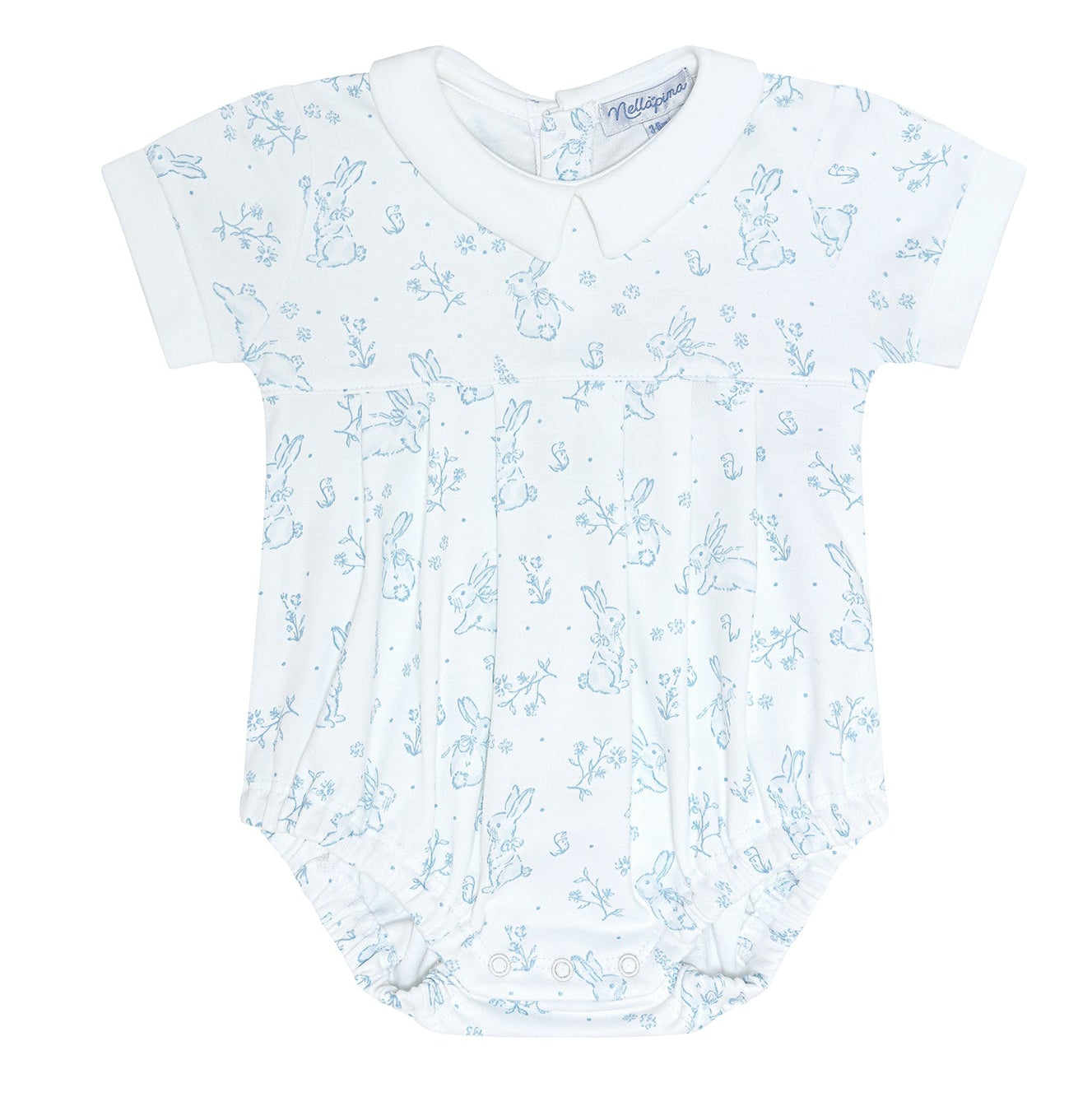 Nellapima Blue Bunny Toile Bubble