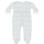 Nellapima  Blue Meadow Smocked Footie 
