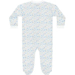 Nellapima Blue Meadow Zipper Footie