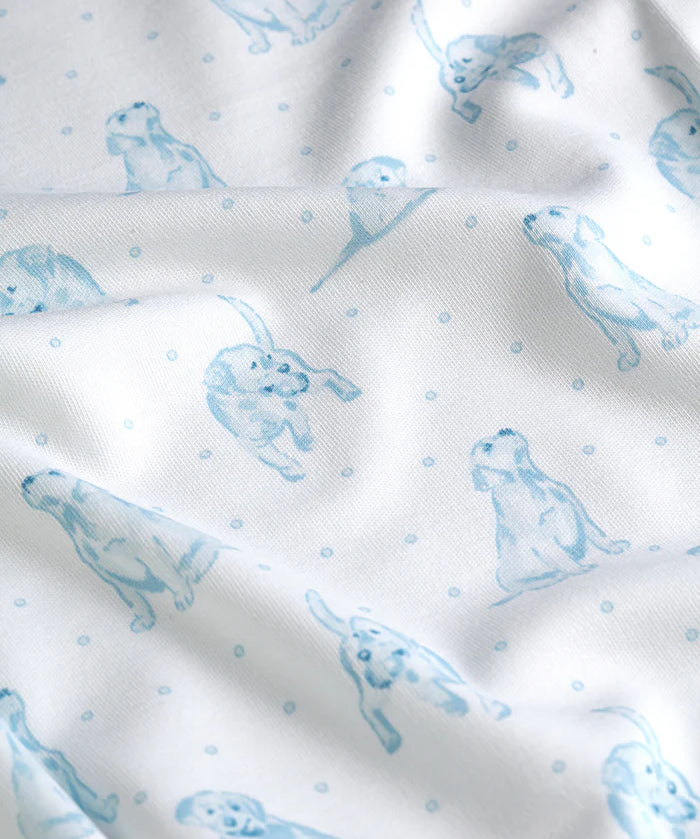 Nellapima Blue Puppy Love Blanket