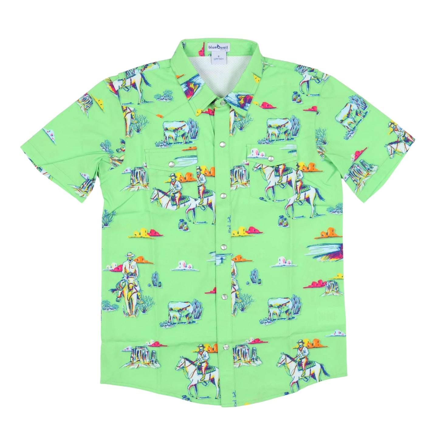 BlueQuail Cattle Drive Pearl Snap Short Sleeve Shirt