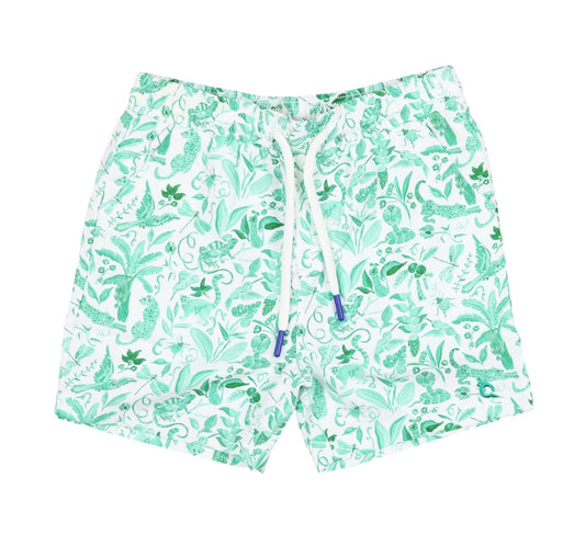 BlueQuail Jade Jungle Swim Trunks