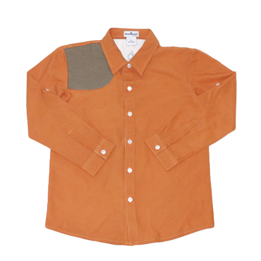 Blaze Orange & Khaki Long Sleeve Shirt