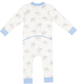 Sal and Pimenta Blue Santa Baby Boy Pajama
