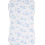 Nellapima Teddy Bear Toile Burp Cloth