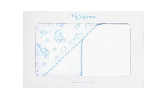 Nellapima Blue Lone Star Toile Towel