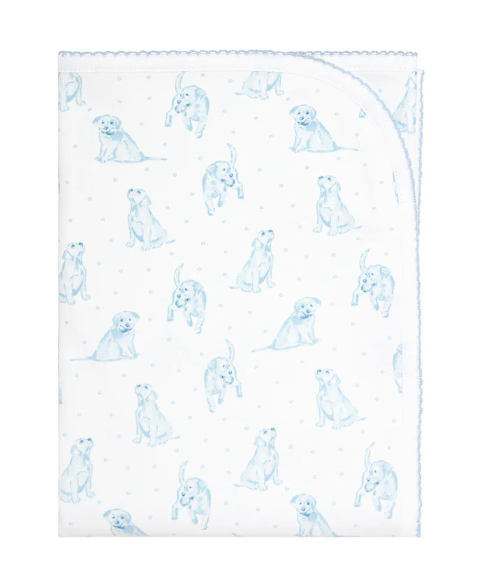 Nellapima Blue Puppy Love Blanket