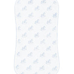 Nellapima Blue Rocking Horse Burp Cloth
