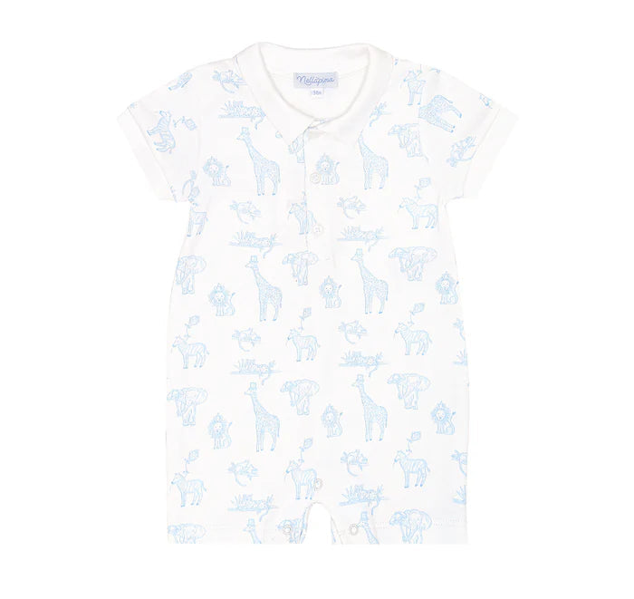 Nellapima Blue Safari Romper