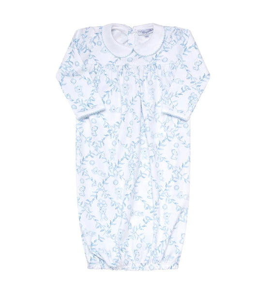 Nellapima Blue Bears Trellace Baby Gown