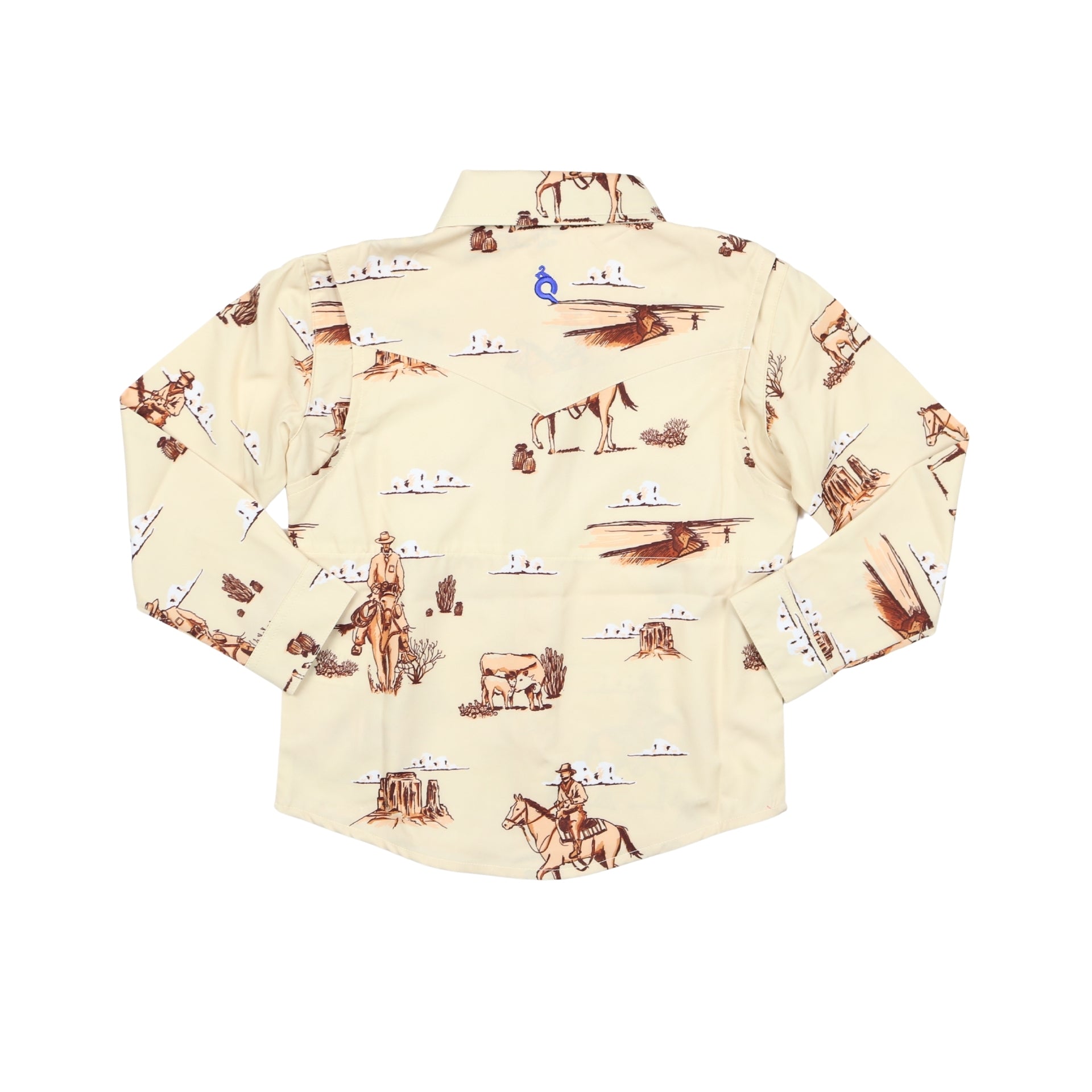 BlueQuail Cattle Drive Pearl Snap Long Sleeve Shirt for boys