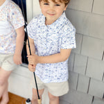Joy Street Shark Polo - Blue