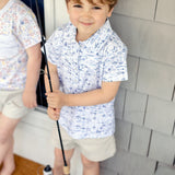 Joy Street Shark Polo - Blue