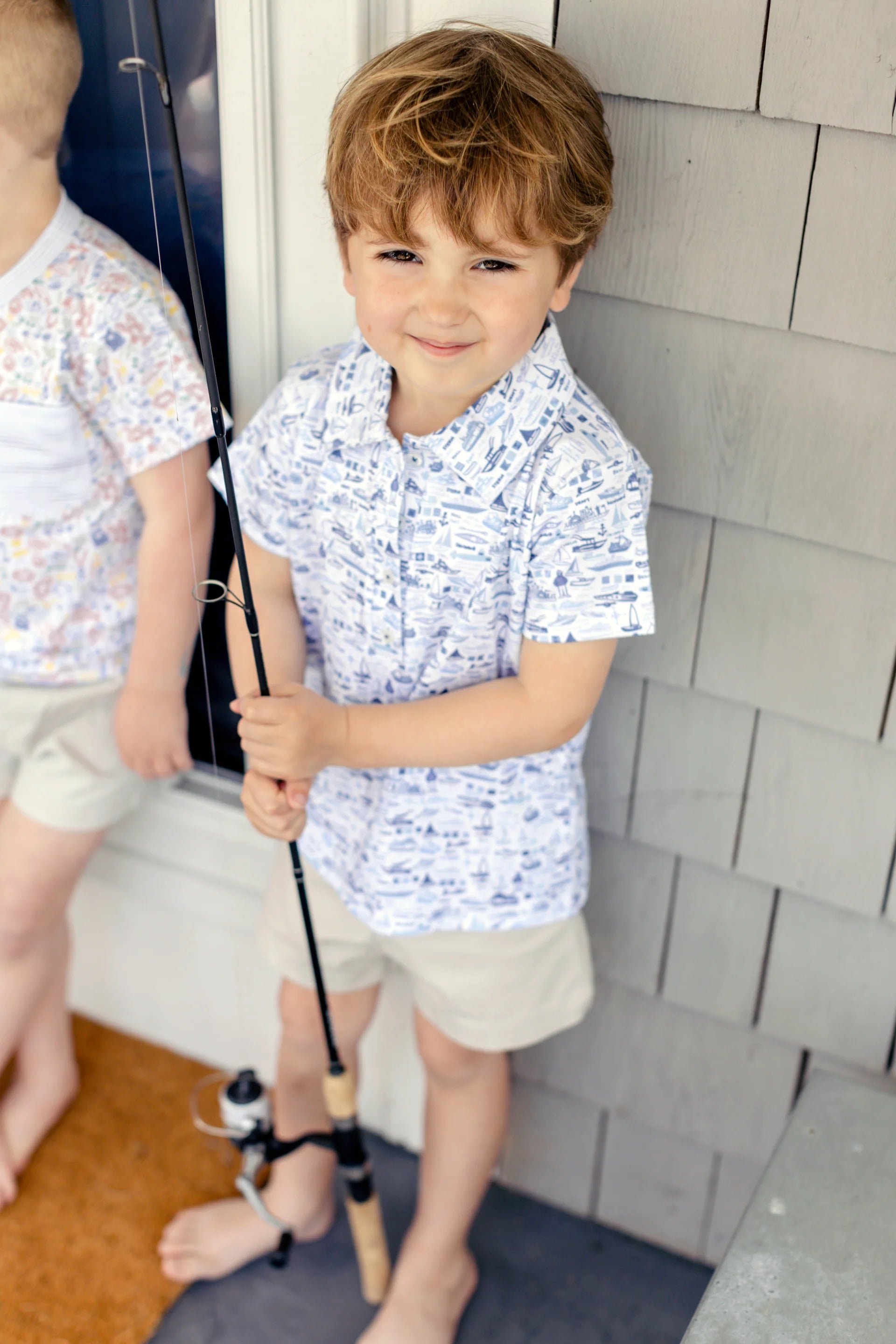 Joy Street Shark Polo - Blue