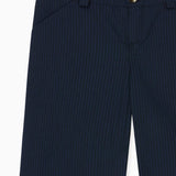 Navy Seersucker Bocusi Boy Chino Shorts