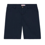 La Coqueta Navy Seersucker Bocusi Boy Chino Shorts