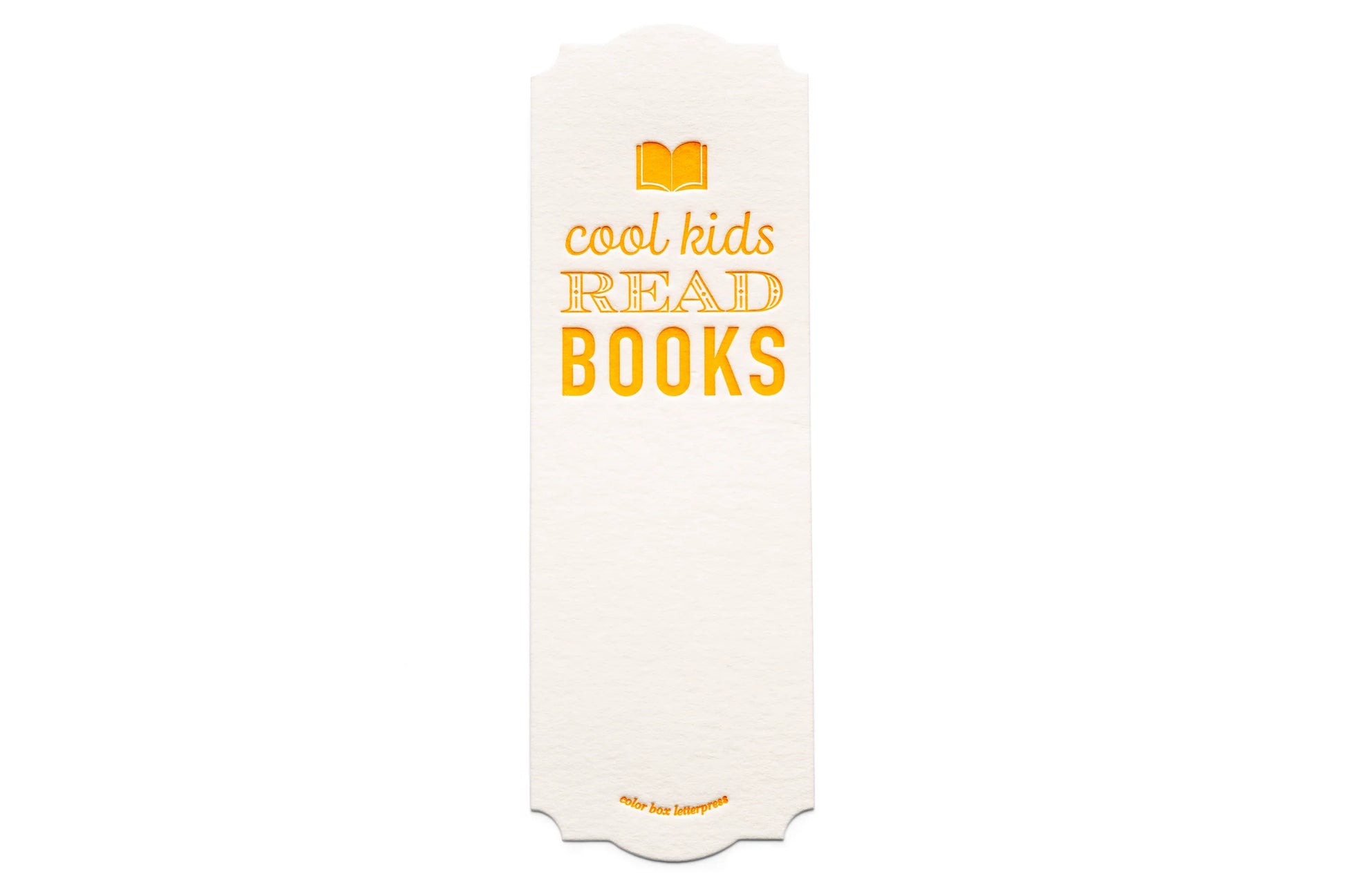 Letterpress Cool Kids Bookmark
