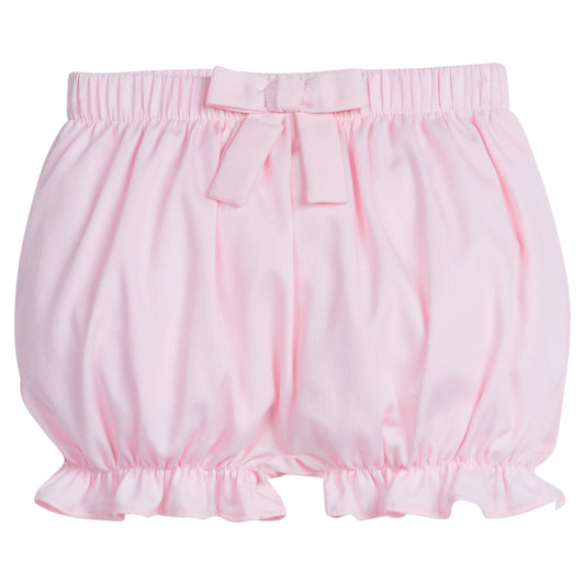 Little English Bow Bloomer - Light Pink Pique