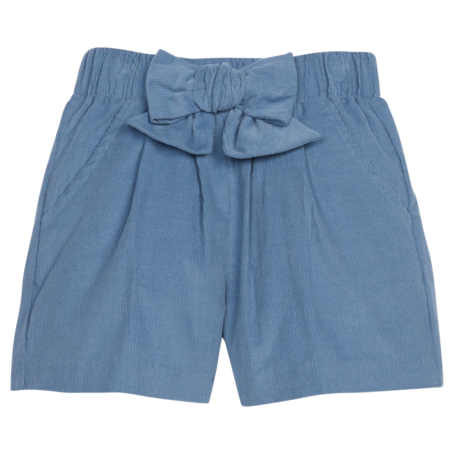 Bow Short - Stormy Blue Corduroy