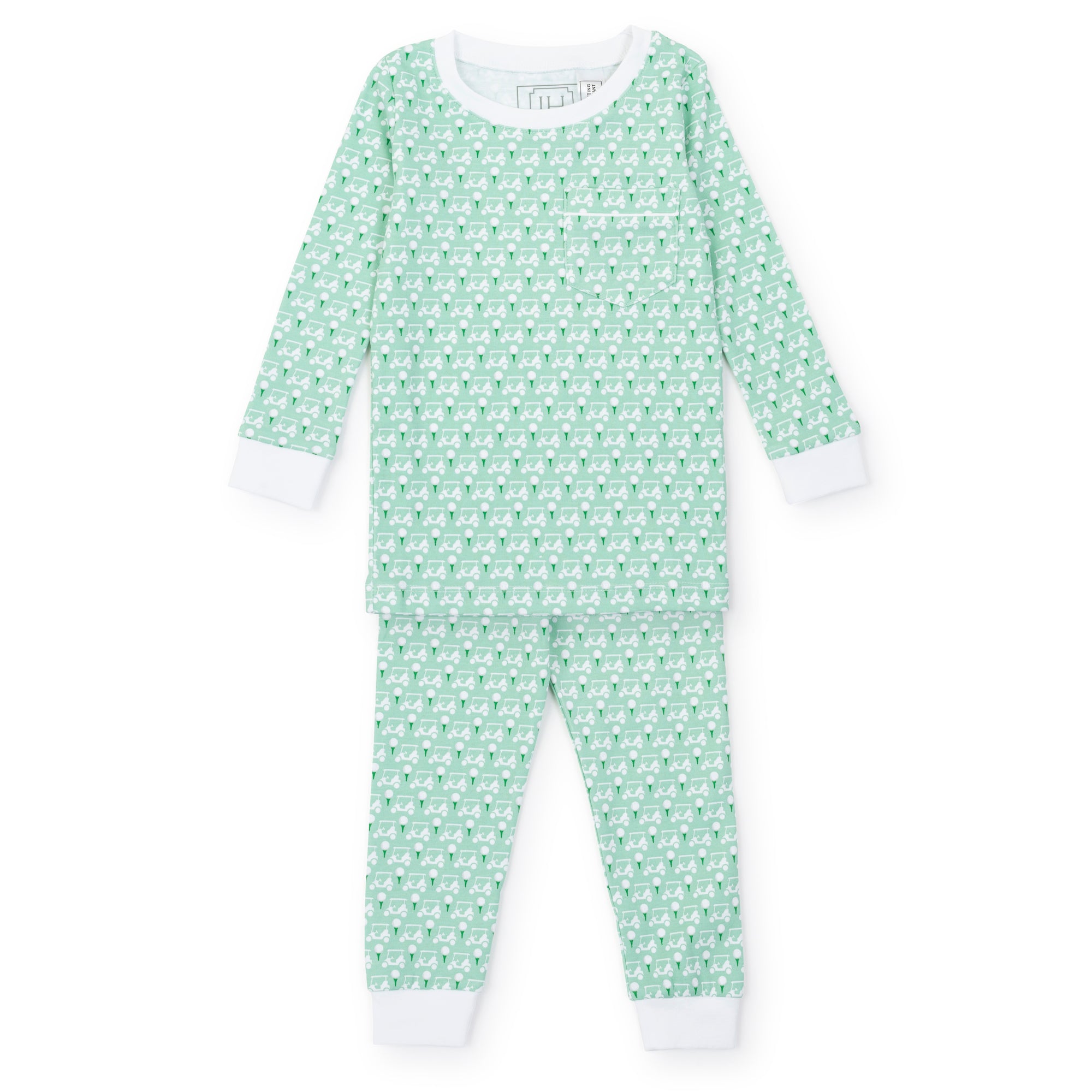 Lila and Hayes Bradford Pajama Set - Golf Putting Green