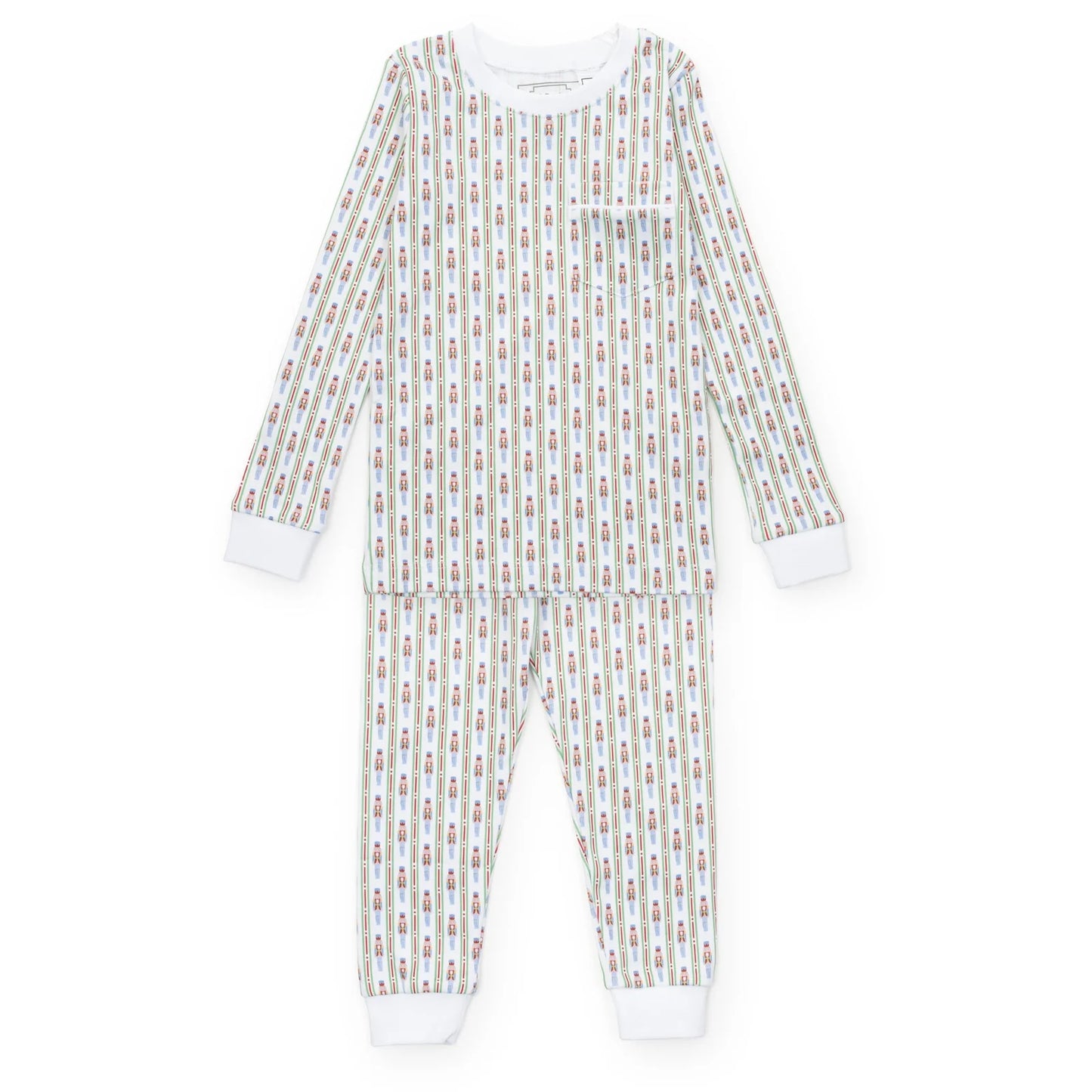 Bradford Boys’ Pima Cotton Pajama Pant Set - Nutcracker Stripe